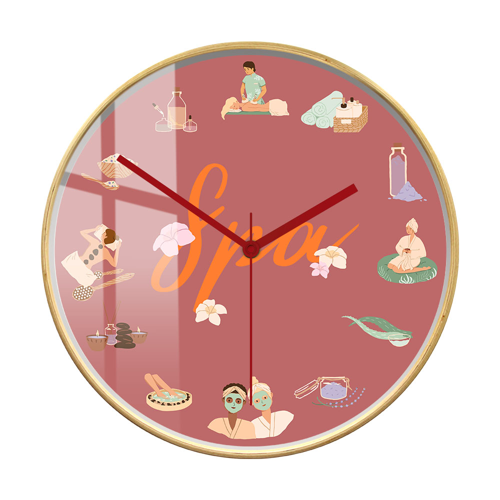 Reloj de Pared Silencioso de C - Spa And Wellness Center reseña y precio