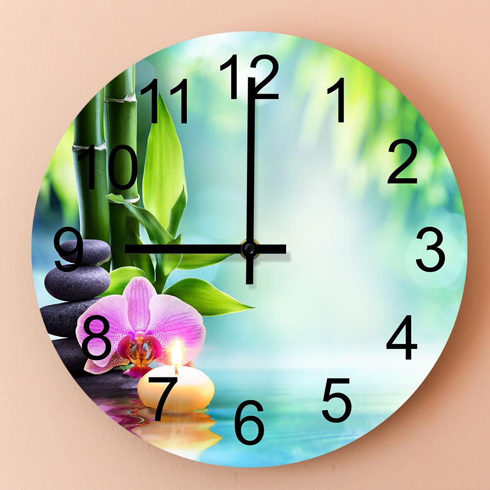 Reloj de pared silencioso con  - Spa And Wellness Center reseña y precio